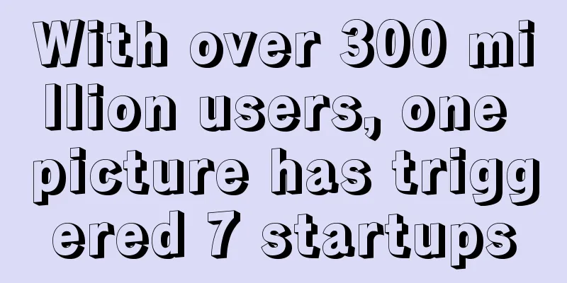 With over 300 million users, one picture has triggered 7 startups