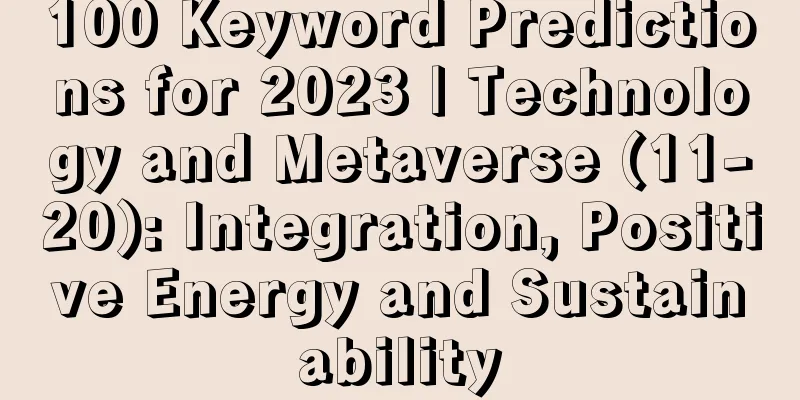 100 Keyword Predictions for 2023 | Technology and Metaverse (11-20): Integration, Positive Energy and Sustainability