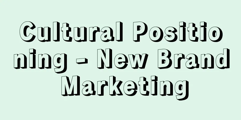 Cultural Positioning - New Brand Marketing