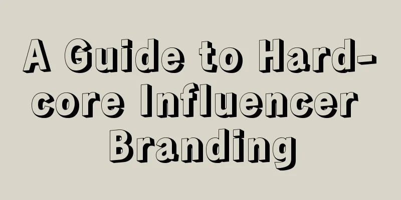 A Guide to Hard-core Influencer Branding