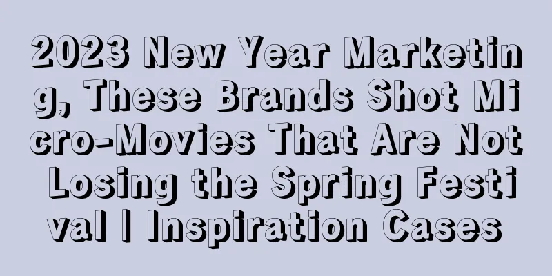 2023 New Year Marketing, These Brands Shot Micro-Movies That Are Not Losing the Spring Festival | Inspiration Cases