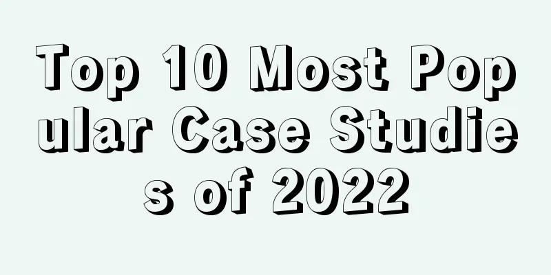 Top 10 Most Popular Case Studies of 2022