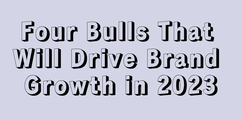 Four Bulls That Will Drive Brand Growth in 2023