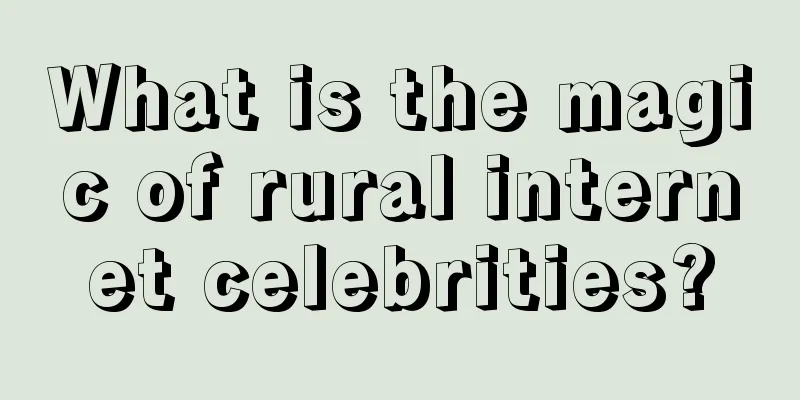 What is the magic of rural internet celebrities?