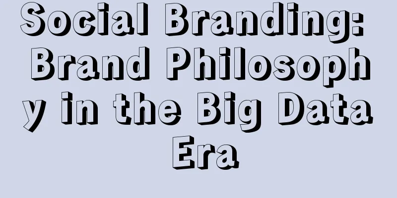 Social Branding: Brand Philosophy in the Big Data Era
