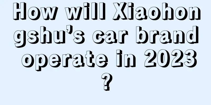 How will Xiaohongshu’s car brand operate in 2023?