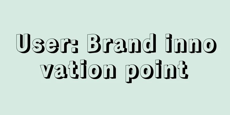 User: Brand innovation point