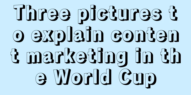 Three pictures to explain content marketing in the World Cup