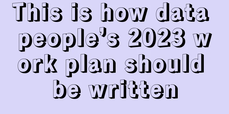 This is how data people’s 2023 work plan should be written