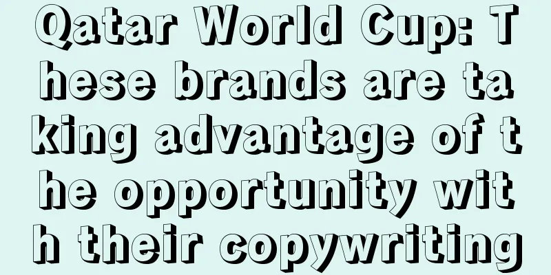 Qatar World Cup: These brands are taking advantage of the opportunity with their copywriting